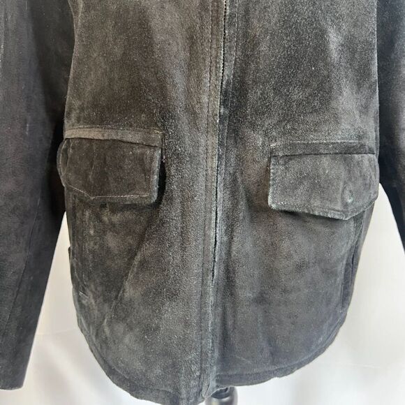 JLC Adventures On The Wing American Classics Black Leather Moto Jacket Medium - Picture 6 of 14